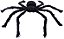 Aranha Peluda Realista 30cm Preta Decoração Halloween - Imagem 1