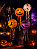 Luminária Enfeite de Papel Halloween 30cm - Modelos Variados - 1 Unidade - Imagem 1