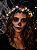 Coroa Led Halloween 18cm - Cores Sortidas (Preto/Branco ou Laranja) - 1 Unidade - Imagem 2