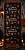 Cortina Metalizado Shimmer Halloween Preta e Laranja - 2 Alt. x 1 Larg. Metros - Imagem 1
