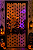 Cortina Metalizado Halloween Morcegos - 2 m de Altura x 1 m de Largura - Imagem 1