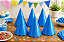 Chapéu de Aniversário Festa - Azul - 8 Unidades - Imagem 1