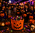 Balde Abóbora Halloween Dia Das Bruxas 18cm Altura com Alça - Imagem 1