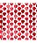 Cortina Decorativa Coração Vermelha - Imagem 2