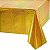 Toalha De Mesa Metalizada Dourada 1,37 x 1,83 cm - Imagem 1