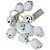 Cordão Decorativo Caveira Piscante Halloween - Tamanho 1,80 cm - 10 Caveiras - Imagem 2