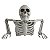 Meio Esqueleto Halloween - 40cm - Imagem 2