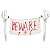 Espeto de Jardim Beware - Imagem 1