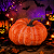 Abóbora Esbranquiçada Laranja para Decoração de Halloween - Imagem 1