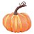 Abóbora Respingo Laranja para Decoração de Halloween - Imagem 1