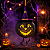 Enfeite Lanterna com Chapéu de Halloween - Enfeite para Pendurar Decoração Festa - Imagem 1