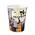 Copo de Papel 270ml Halloween Abóboras e Castelo – 10 Unidades - Imagem 1
