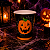 Copo de Papel Halloween Noites do Terror 240ml - 8 Unidades - Imagem 1