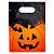 Lembrancinha Sacola Plástica Happy Halloween 18x25cm - 10 Unidades - Imagem 1