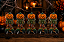 Totem de Mesa Abóbora Halloween 24x12cm - 5 Unidades - Imagem 1