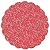 Fundo Rendado Redondo Vermelho 7cm - 100 unidades - Imagem 1