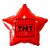 Balão Personalizado Estrela TNT - Imagem 1