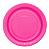 Prato Plástico Biodegradável Pink 15cm - 10 unidades - Imagem 1