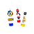 Mini Personagens Decorativos Sonic - 50 unidades - Imagem 1