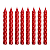 Vela de Aniversário Palito Espiral Metalizada Vermelha - 8 Unidades - Imagem 1