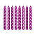 Vela de Aniversário Palito Espiral Metalizada Pink - 8 Unidades - Imagem 1