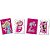Quadros Decorativos Festa Barbie - 31x21cm - 4 unidades - Imagem 1