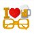 Óculos Eu Amo Cerveja - Imagem 1