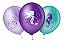 Balão Bexiga Sereia Encantada Cores Sortidas - Tamanho 10 Polegadas (25cm) - 25 Unidades - Imagem 1