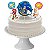 Decoração de Bolo Cenário Festa Sonic - 5 Unidades (1 Grande 23x14cm + 4 Menores 11x6cm) - Imagem 1