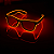 Óculos Led Laranja - Imagem 1