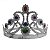 Coroa de Princesa de Plástico Ajustável com Pedras - Imagem 1