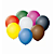 Balão Bexiga Sortido - Tamanho 7 Polegadas  (18cm) - 50 unidades - Imagem 1