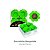 Forminhas Artesanais Verde Neon - 40 unidades - Imagem 1
