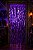 Cortina Decorativa Metalizada - Cor Roxo - 1x2 Metros - Imagem 1