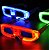 Unidades Óculos De Led Pisca Cores Sortidas Neon Rave - 1 Unidades - Imagem 2