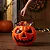 Balde Abóbora para Doces e Decoração de Halloween - 19X14cm - Imagem 1