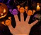 Mini Monstrinhos Decorativos de Dedos Halloween - 6 Unidades - Imagem 1