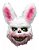 Mascara Terror Coelho Led Halloween Pelucia Sangue - Imagem 1
