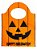 Sacola Surpresa Happy Halloween Abobora Monstro 18x25cm - 10un - Imagem 1