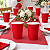 Copo de Papel Liso Vermelho 250ml - 10 Unidades - Imagem 1