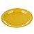Prato Papel Liso Amarelo 23cm - 10 Un - Imagem 1