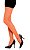 Meia Calça Feminina Laranja – Festa Adulto – Reage na Luz Negra - Imagem 1