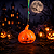 Colar Pisca-Pisca Abóbora Led Halloween - 1 Unidade - Imagem 1