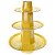 Baleiro de Papelão Laminado Amarelo 3 andares - 35cm - Imagem 1