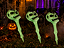 Crânio Estaca do Terror de Plástico para Jardim Halloween 38x13 cm - 1 Unidade - Imagem 1