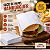 Saco Papel Hamburguer 10X11 Cm Branco - 50 Unidades - Imagem 1
