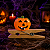 Prendedor 3D Abóbora Laranja Halloween – Kit com 6 Unidades - Imagem 1