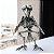 Esqueleto Plástico Pássaro Corvo Halloween - Bico Articulado - 21cm x 14cm - Imagem 2