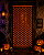 Cortina Decorativa de Halloween - Abóboras 2x1 Metros - Imagem 1