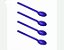 Colherzinhas para doces Azul - 100 unidades - Imagem 1